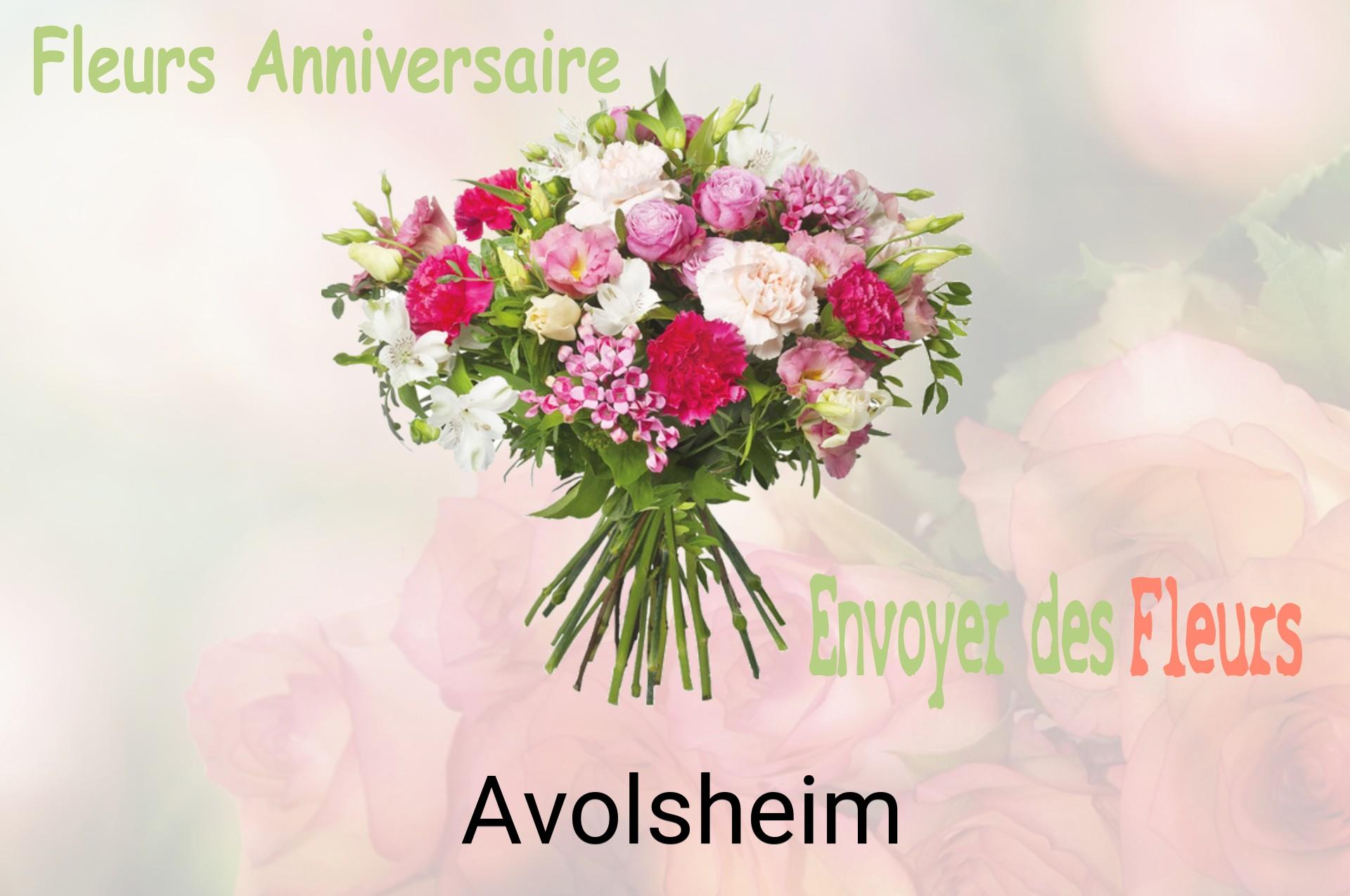 Bouquet de fleurs d’anniversaire livré à Avolsheim